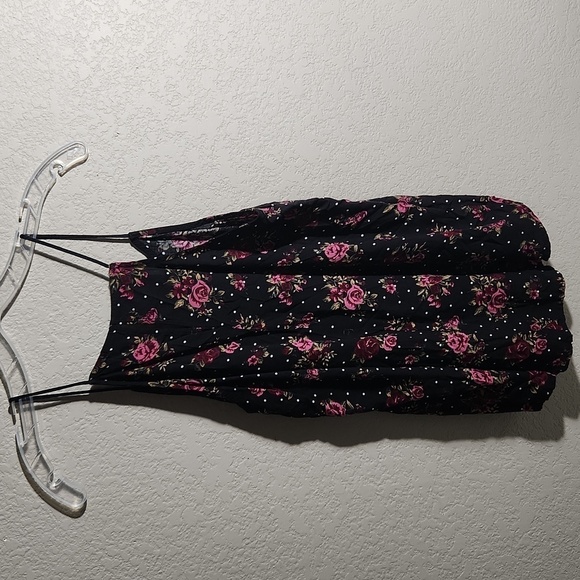 Nobo Camisole Womens keyhole floral blouse high low round spaghetti Large - Picture 3 of 8